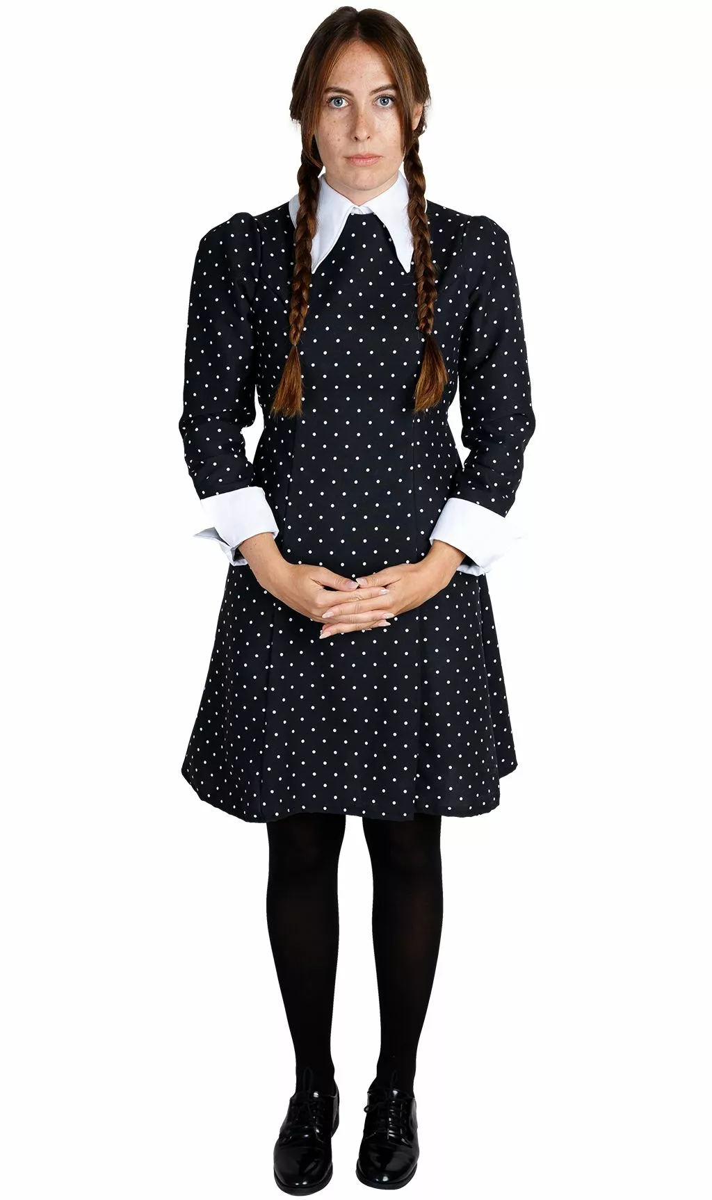 Don Disfraz Disfraz De Miércoles Addams Para Mujer 5 Don Disfraz Disfraz De Miércoles Addams Para Mujer - Imagen 3