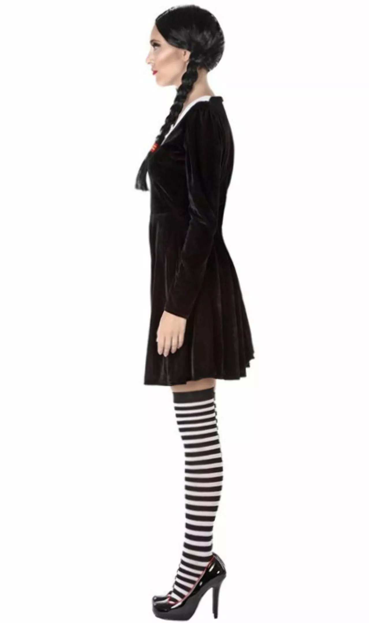 Don Disfraz Disfraz De Miércoles Fantasma Para Mujer 5 Don Disfraz Disfraz De Miércoles Fantasma Para Mujer - Imagen 3