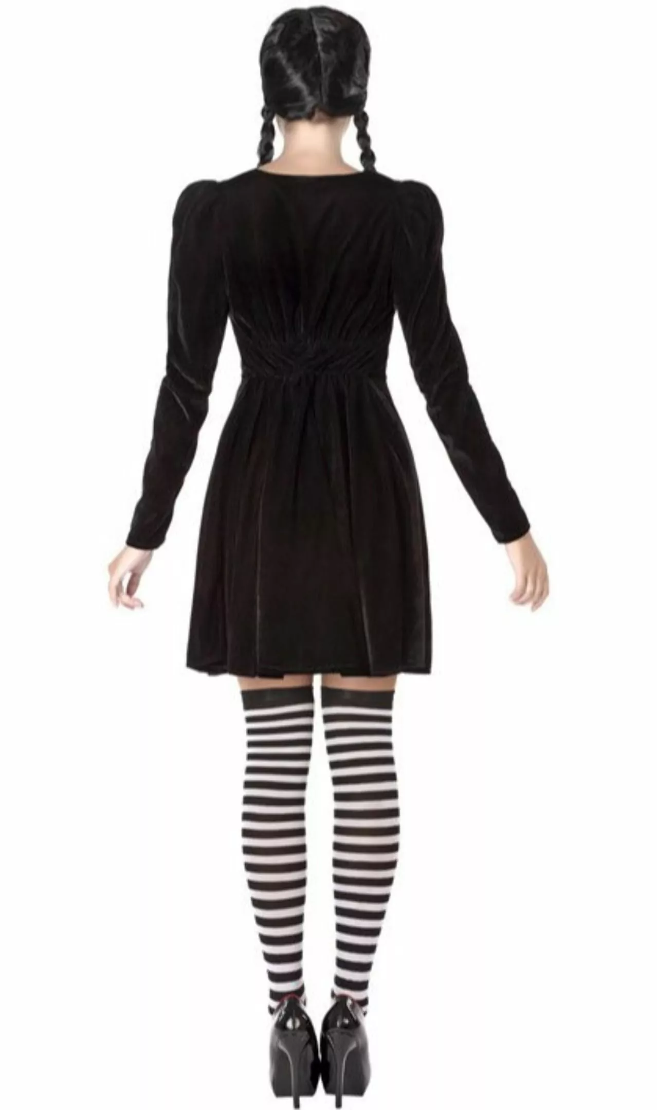 Don Disfraz Disfraz De Miércoles Fantasma Para Mujer 3 Don Disfraz Disfraz De Miércoles Fantasma Para Mujer