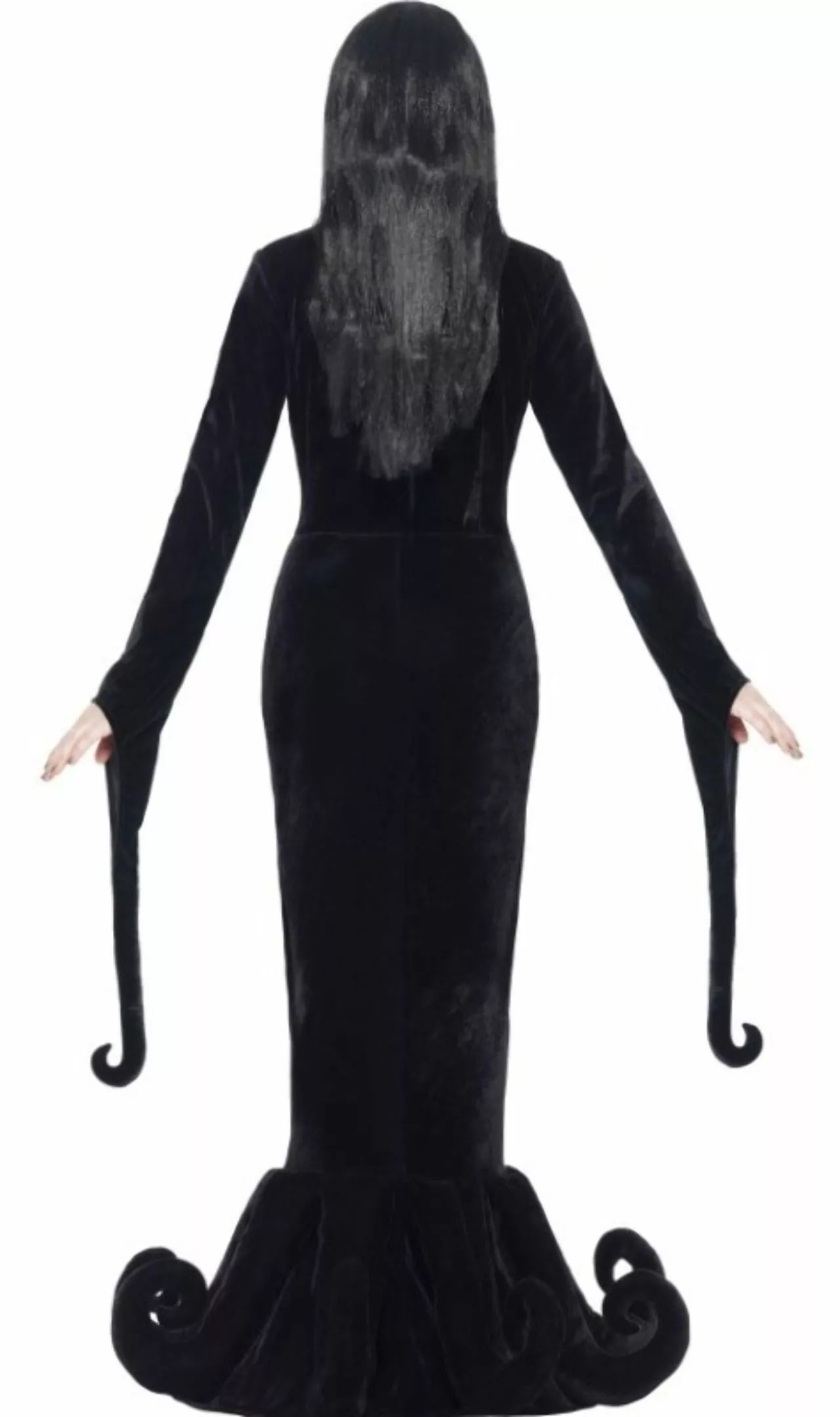 Don Disfraz Disfraz De Morticia Addams Para Mujer 4 Don Disfraz Disfraz De Morticia Addams Para Mujer - Imagen 2