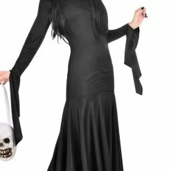 Don Disfraz Disfraz De Morticia Elegante Para Mujer