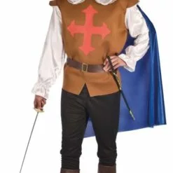 Don Disfraz Disfraz De Mosquetero Marrón Para Hombre