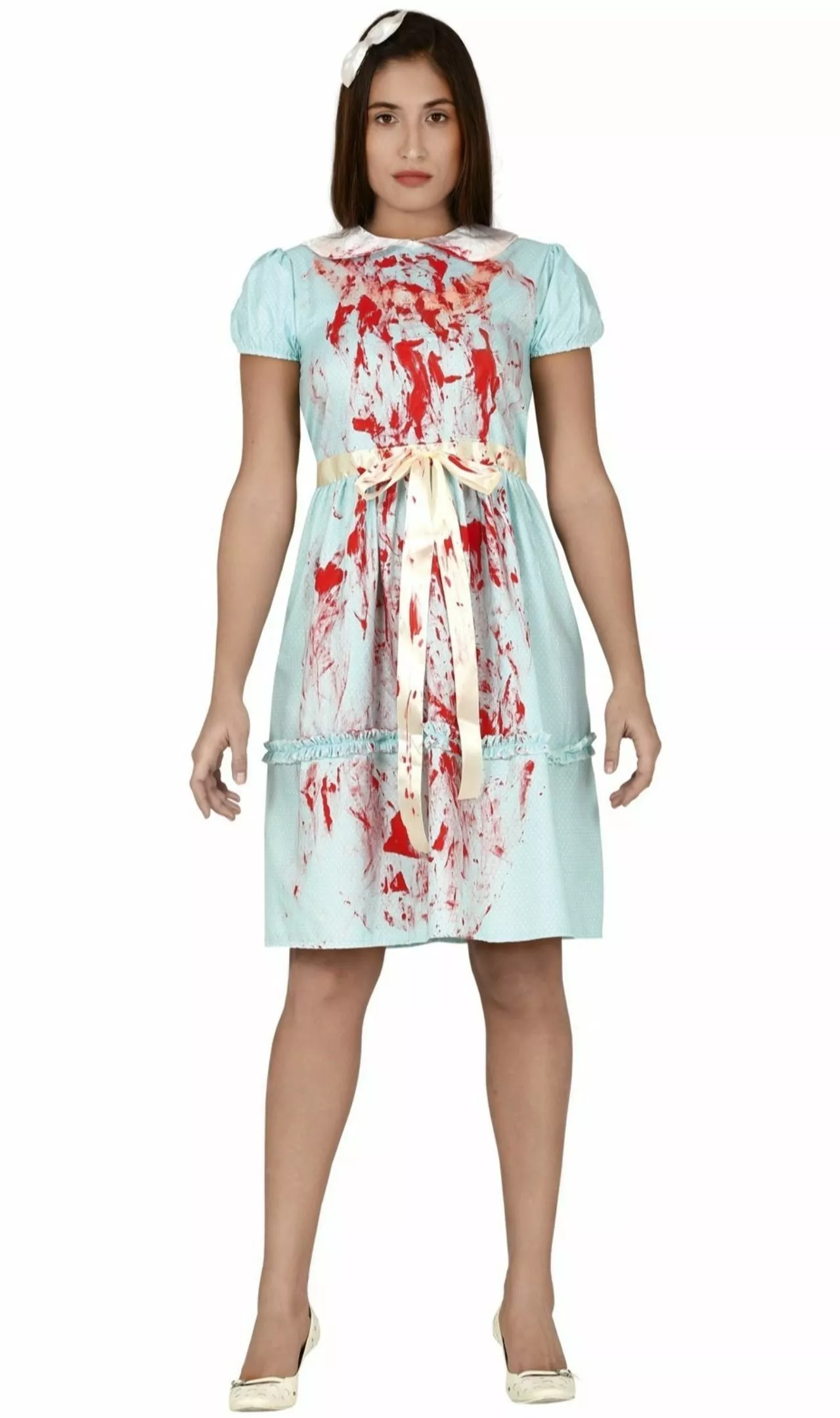 Don Disfraz Disfraz De Niña Del Resplandor Sangrienta Mujer 4 Don Disfraz Disfraz De Niña Del Resplandor Sangrienta Mujer - Imagen 2