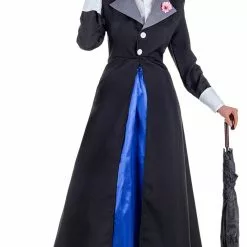 Don Disfraz Disfraz De Niñera Poppins Abrigo Para Mujer