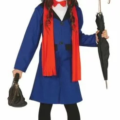 Don Disfraz Disfraz De Niñera Poppins Clásico Para Niña