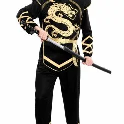 Don Disfraz Disfraz De Ninja Dorado Para Hombre