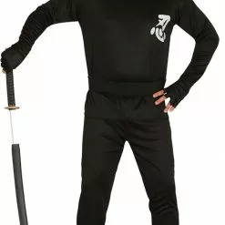 Don Disfraz Disfraz De Ninja Negro Adulto