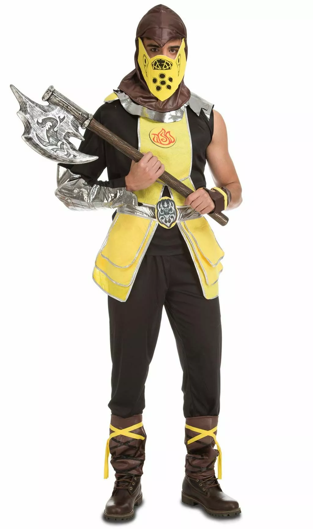 Don Disfraz Disfraz De Ninja Scorpion Adulto 6 Don Disfraz Disfraz De Ninja Scorpion Adulto - Imagen 4