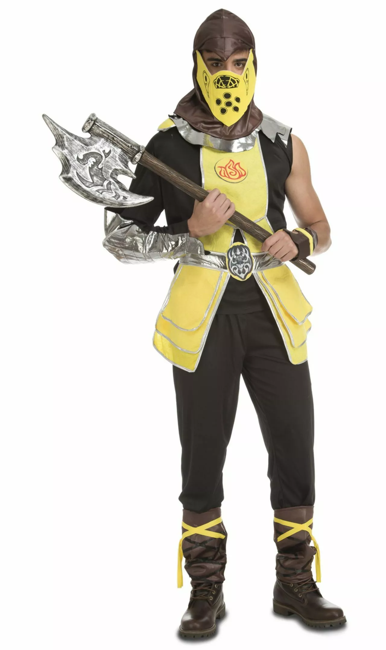 Don Disfraz Disfraz De Ninja Scorpion Adulto 4 Don Disfraz Disfraz De Ninja Scorpion Adulto - Imagen 2