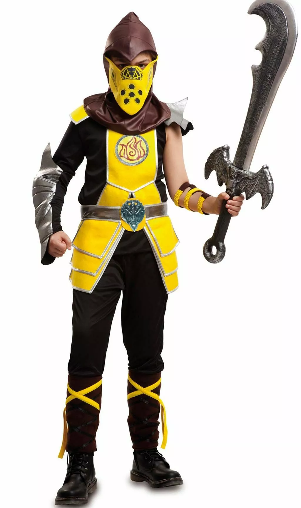 Don Disfraz Disfraz De Ninja Scorpion Infantil 3 Don Disfraz Disfraz De Ninja Scorpion Infantil