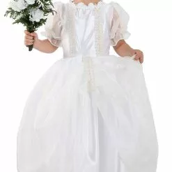 Don Disfraz Disfraz De Novia Elegante Para Niña