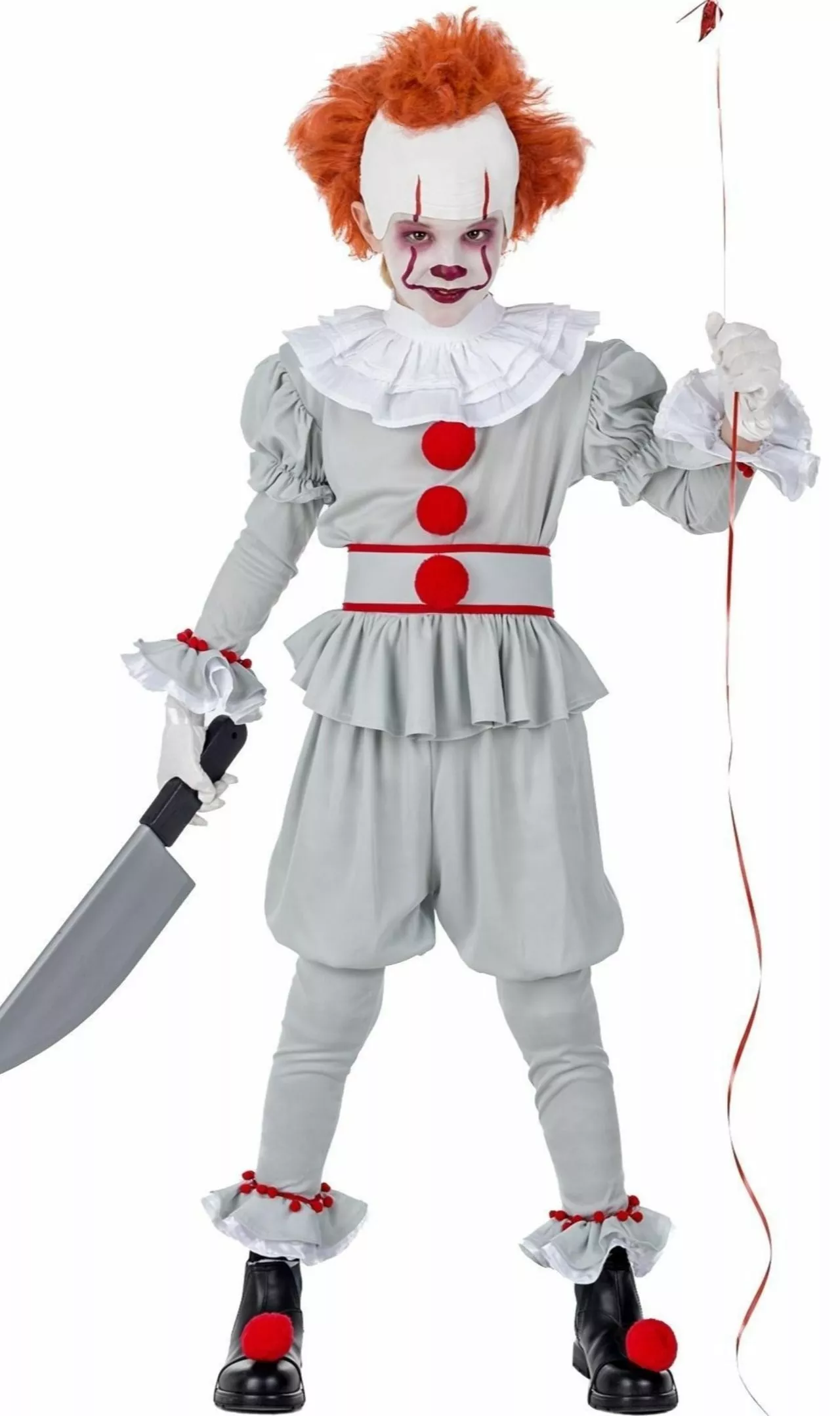 Don Disfraz Disfraz De Payaso Tenebroso Para Niño 3 Don Disfraz Disfraz De Payaso Tenebroso Para Niño