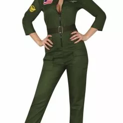 Don Disfraz Disfraz De Piloto Combate Eco Para Mujer