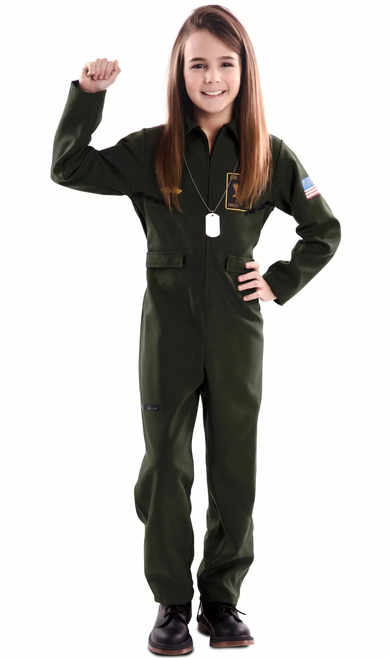 Don Disfraz Disfraz De Piloto De Combate Aviador Infantil 4 Don Disfraz Disfraz De Piloto De Combate Aviador Infantil - Imagen 2