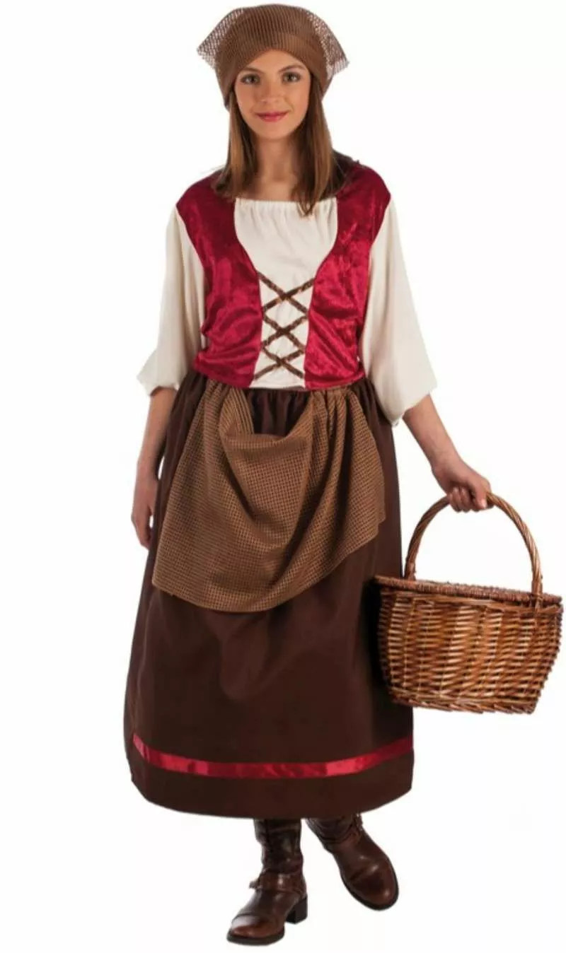 Don Disfraz Disfraz De Posadera Marrón Para Niña 3 Don Disfraz Disfraz De Posadera Marrón Para Niña