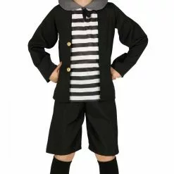 Don Disfraz Disfraz De Pugsley Addams Rayas Para Niño