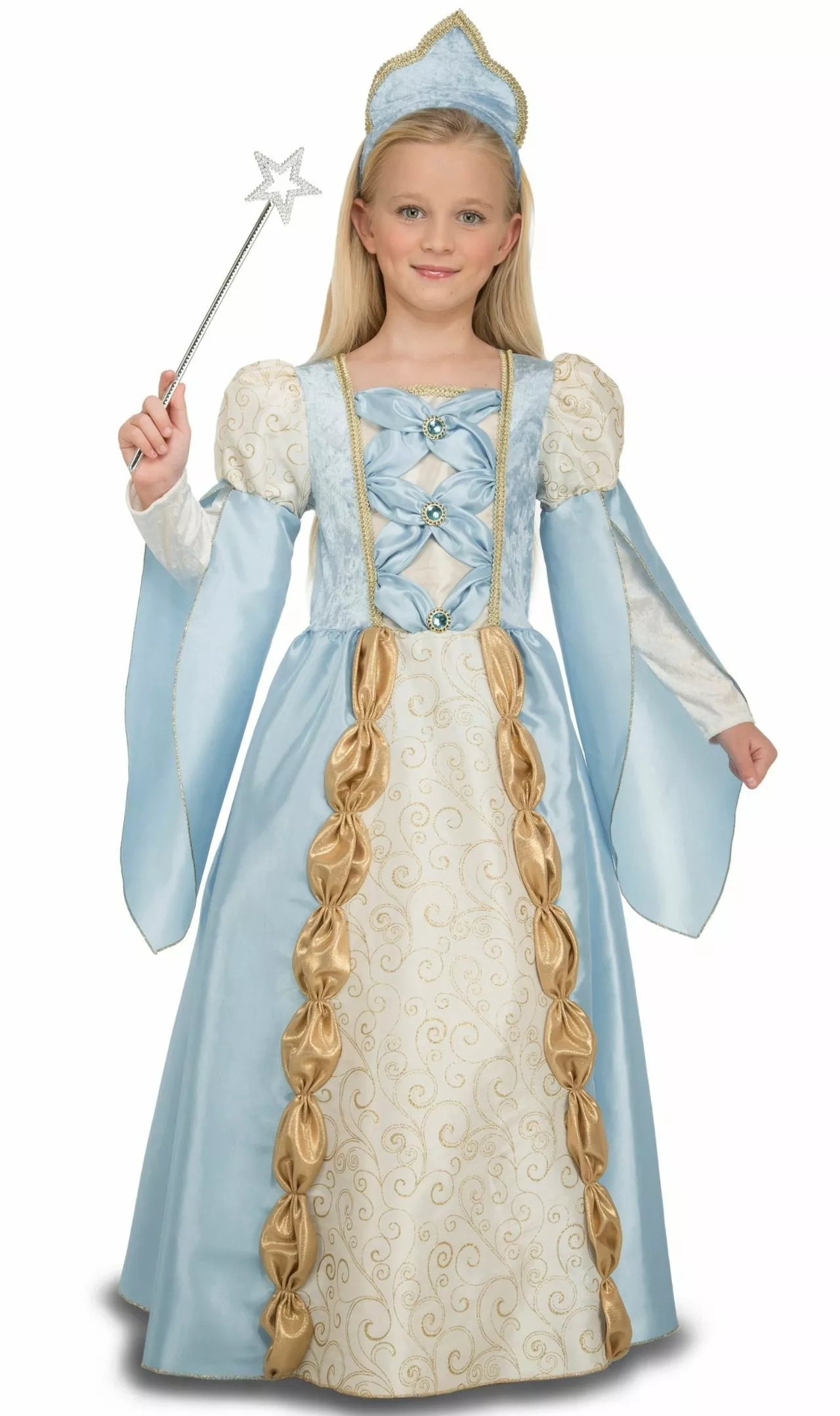 Don Disfraz Disfraz De Reina Azul Para Niña 3 Don Disfraz Disfraz De Reina Azul Para Niña