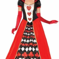 Don Disfraz Disfraz De Reina De Corazones Largo Para Mujer