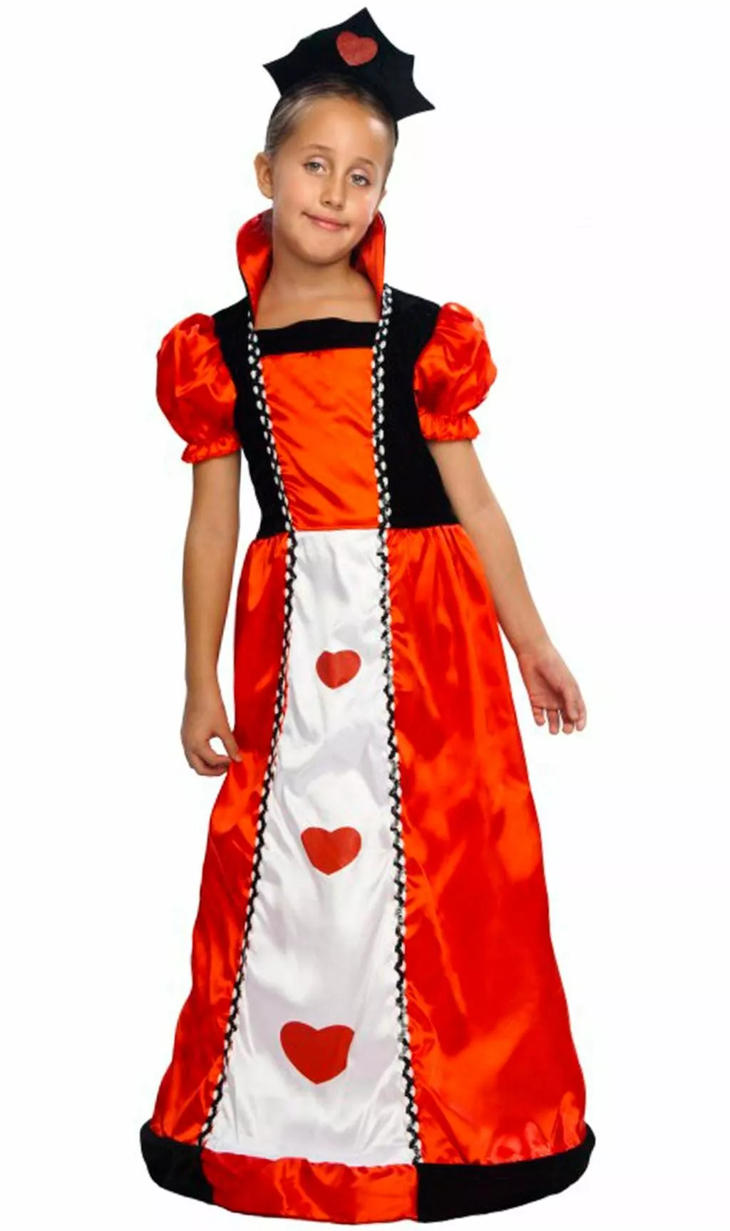Don Disfraz Disfraz De Reina De Corazones Largo Para Niña 3 Don Disfraz Disfraz De Reina De Corazones Largo Para Niña