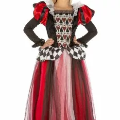 Don Disfraz Disfraz De Reina De Corazones Lujo Para Niña