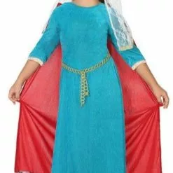 Don Disfraz Disfraz De Reina Medieval Capa Para Niña