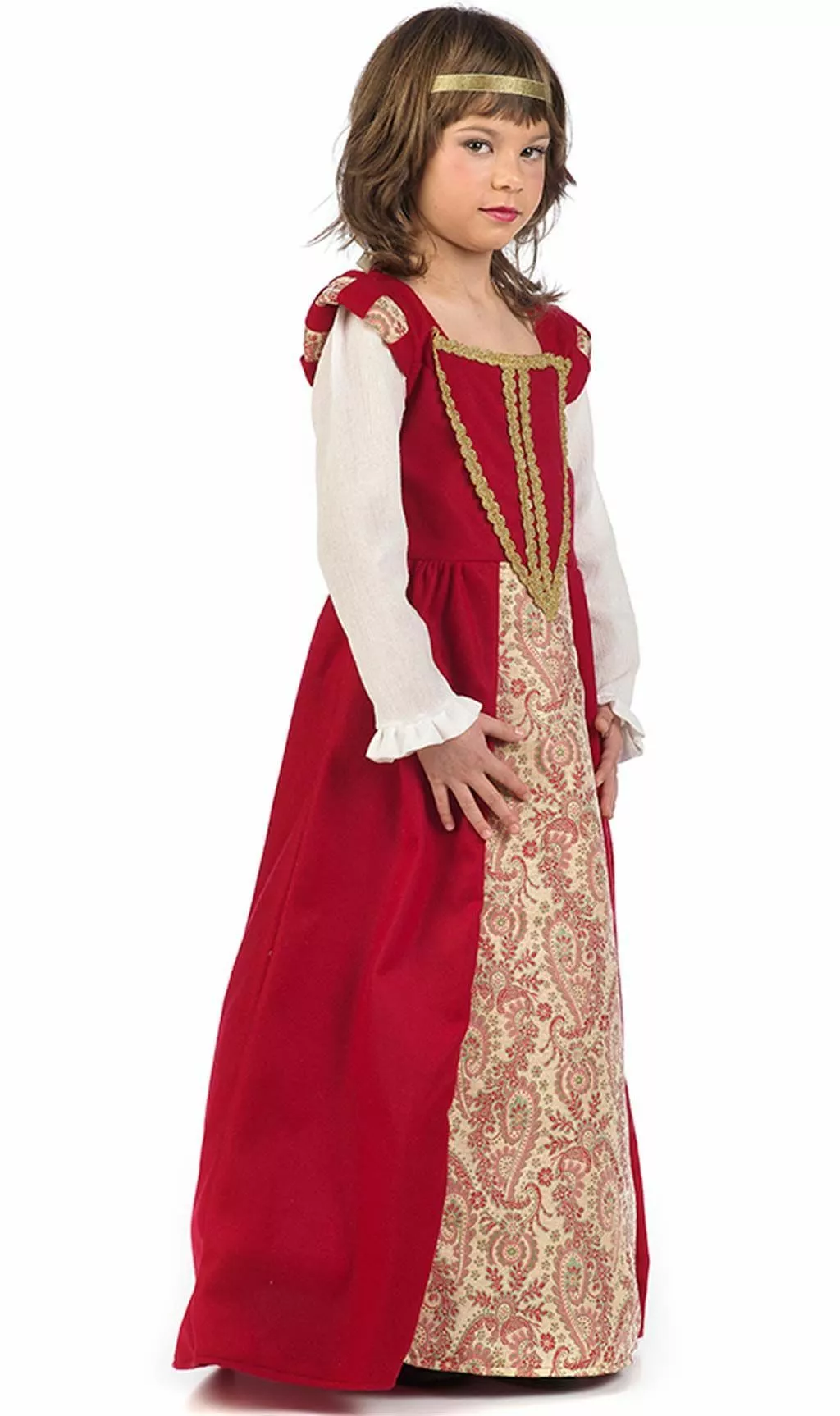 Don Disfraz Disfraz De Reina Medieval Mabel Para Niña 4 Don Disfraz Disfraz De Reina Medieval Mabel Para Niña - Imagen 2