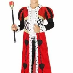 Don Disfraz Disfraz De Rey De Corazones Abrigo Infantil -Tienda De Don Disfraz disfraz de rey de corazones abrigo infantil