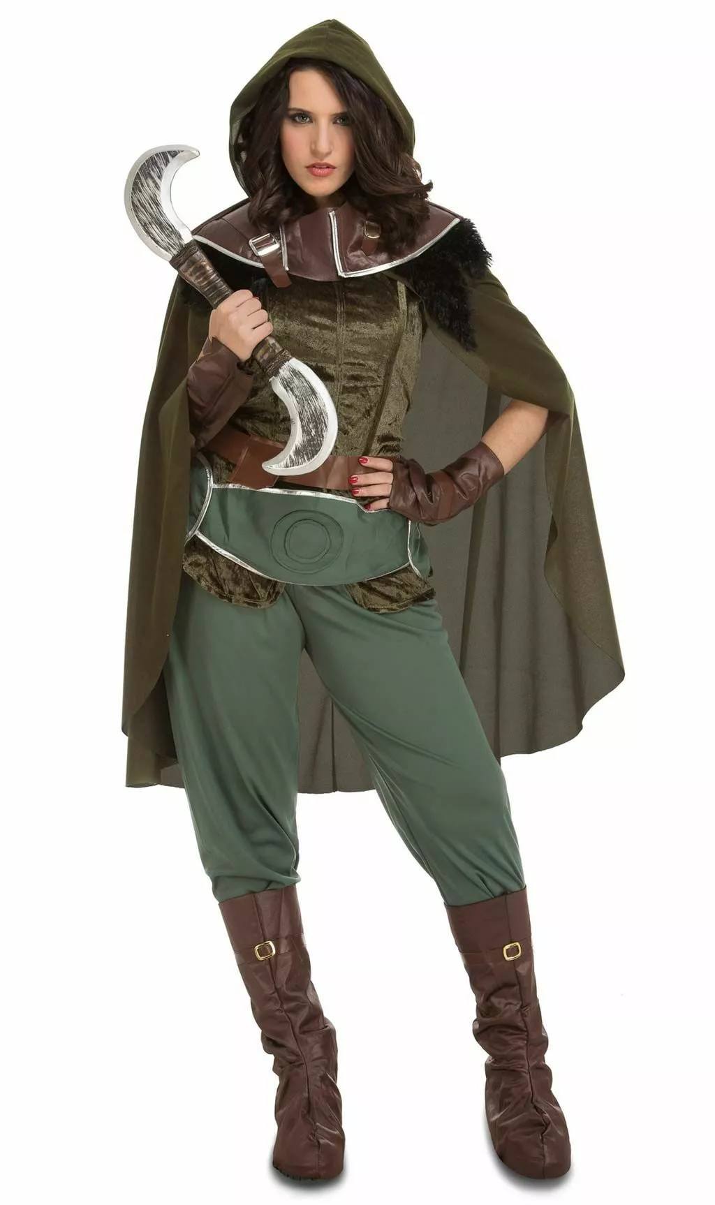 Don Disfraz Disfraz De Robin Hood Capa Para Mujer 5 Don Disfraz Disfraz De Robin Hood Capa Para Mujer - Imagen 3