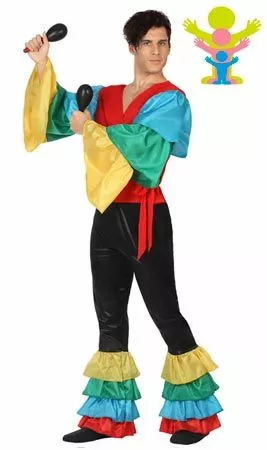 Don Disfraz Disfraz De Rumbero Adulto 5 Don Disfraz Disfraz De Rumbero Adulto - Imagen 3