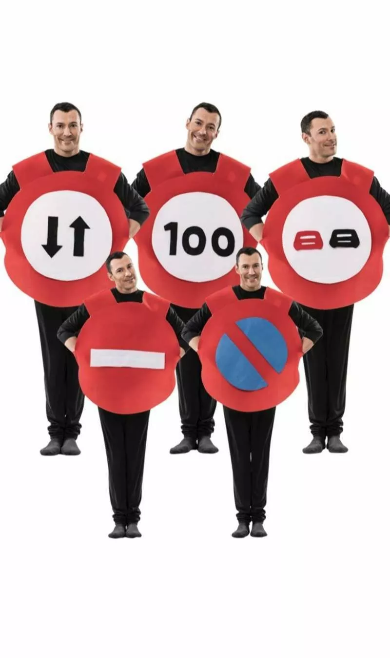 Don Disfraz Disfraz De Señal Tráfico Para Adulto 4 Don Disfraz Disfraz De Señal Tráfico Para Adulto - Imagen 2