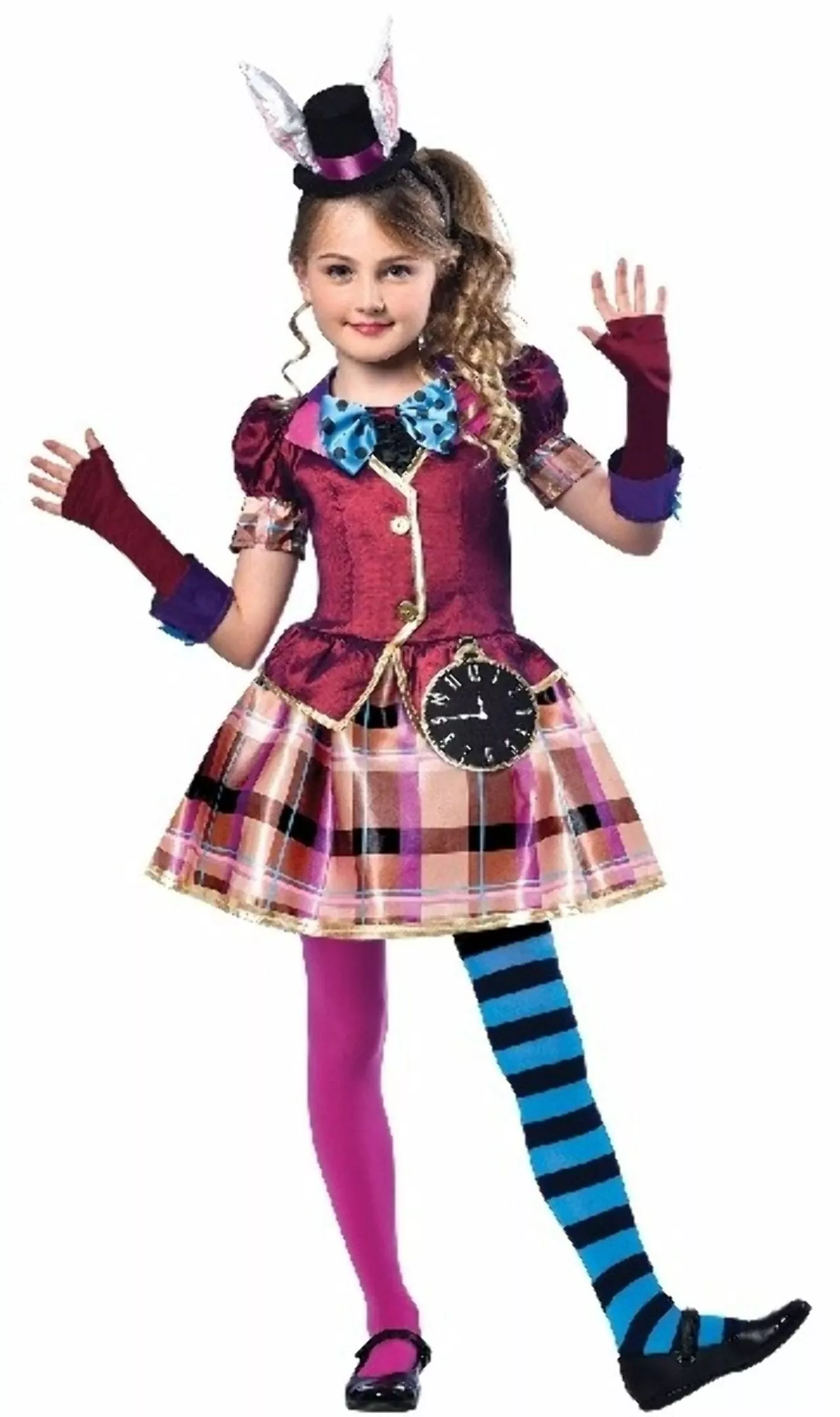 Don Disfraz Disfraz De Sombrerera Elegante Para Niña 3 Don Disfraz Disfraz De Sombrerera Elegante Para Niña