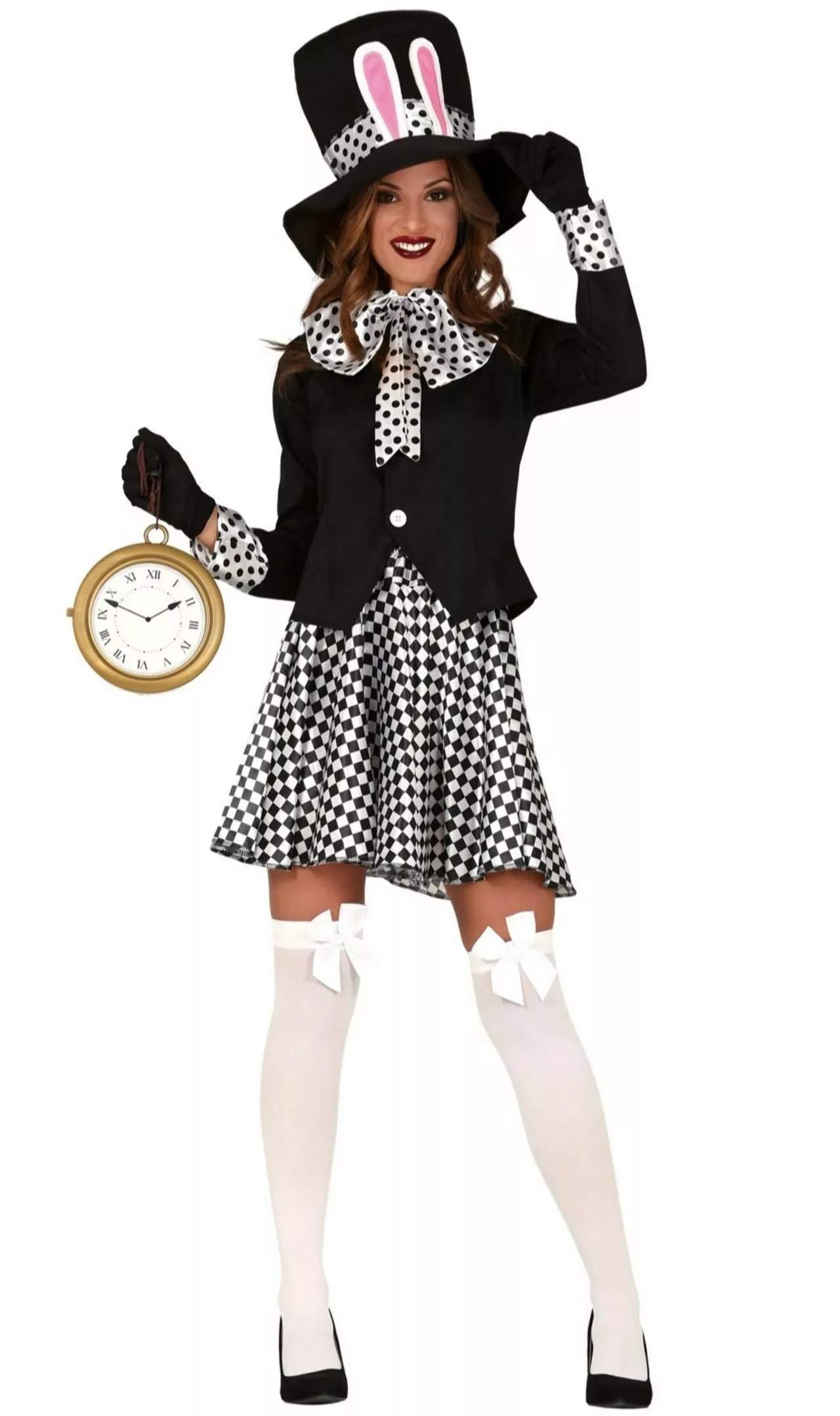 Don Disfraz Disfraz De Sombrerera Loca Cuadros Para Mujer 3 Don Disfraz Disfraz De Sombrerera Loca Cuadros Para Mujer