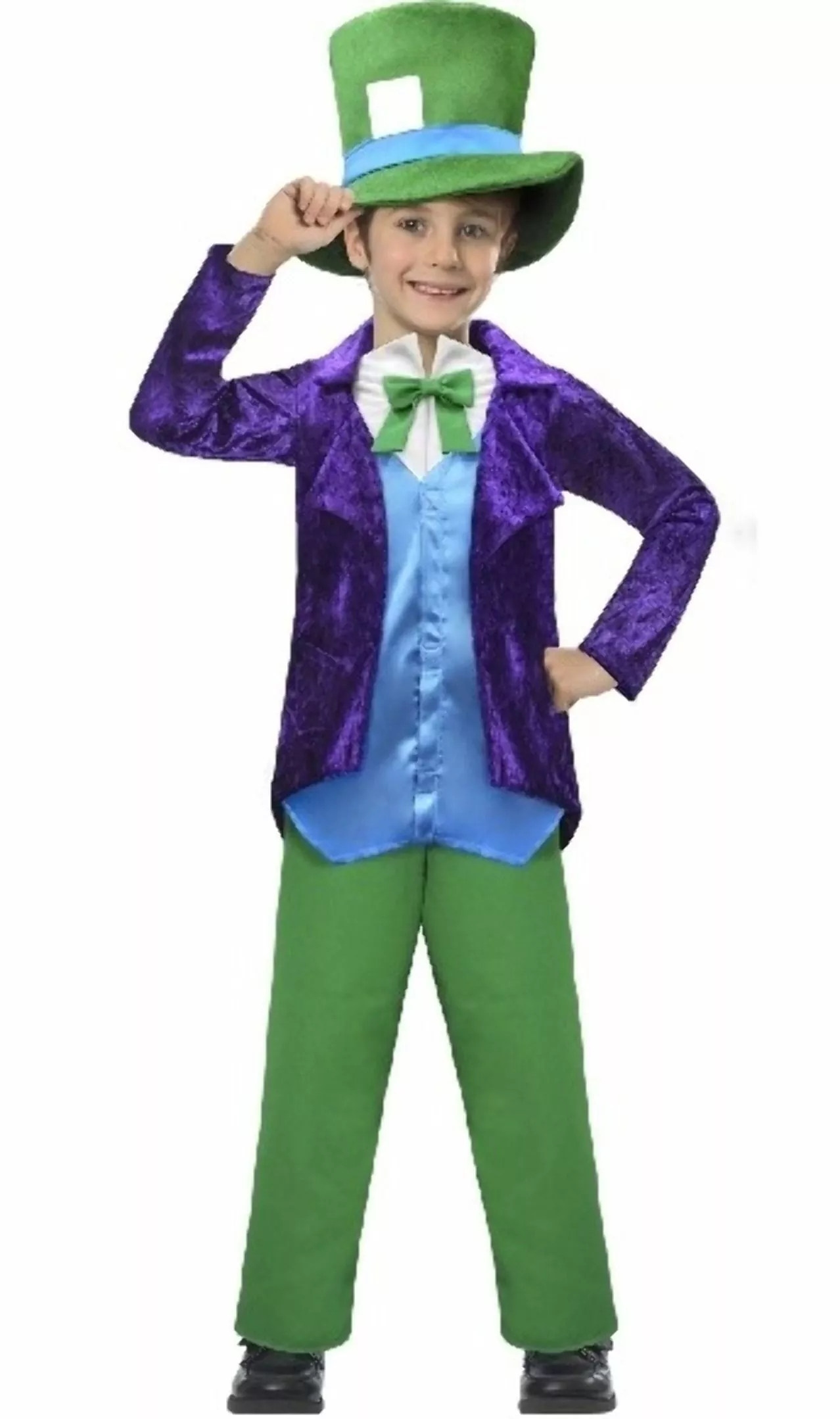 Don Disfraz Disfraz De Sombrerero Deluxe Para Niño 3 Don Disfraz Disfraz De Sombrerero Deluxe Para Niño