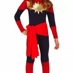 Don Disfraz Disfraz De Superheroína Capitana Para Niña