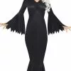 Don Disfraz Disfraz De Morticia Siniestra Para Mujer -Tienda De Don Disfraz disfraz de vampiresa morticia mujer 3