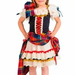 Don Disfraz Disfraz De Escocesa Deluxe Niña -Tienda De Don Disfraz disfraz escoces deluxe nina