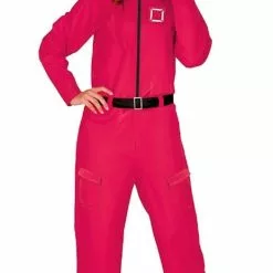 Don Disfraz Disfraz Del Juego Del Calamar Guardia Para Mujer