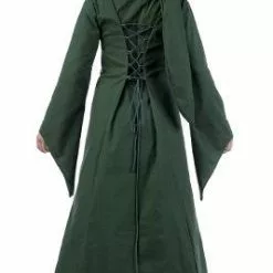 Don Disfraz Disfraz Medieval Felicia Verde Para Mujer -Tienda De Don Disfraz disfraz medieval felicia verde mujer detras