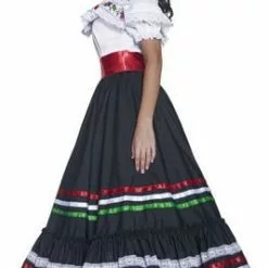 Don Disfraz Disfraz De Mejicana Rosario Para Mujer -Tienda De Don Disfraz disfraz mejicana rosario para mujer.b