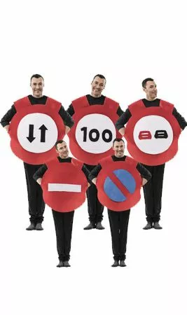 Don Disfraz Disfraz De Señal Tráfico Para Adulto 3 Don Disfraz Disfraz De Señal Tráfico Para Adulto