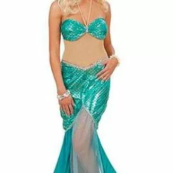 Don Disfraz Disfraz De Sirena Coralina Para Mujer