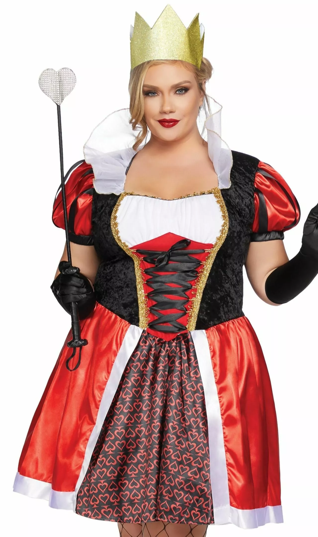 Don Disfraz Disfraz XXL De Reina Corazones Deluxe Para Mujer 3 Don Disfraz Disfraz XXL De Reina Corazones Deluxe Para Mujer