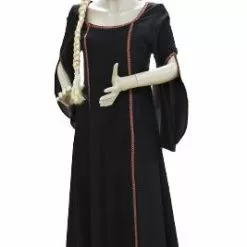 Don Disfraz Traje Medieval Cristi Negro Para Mujer