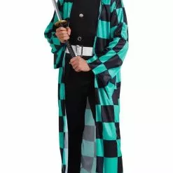 Don Disfraz Disfraz De Tanjiro Kamado Para Adolescente