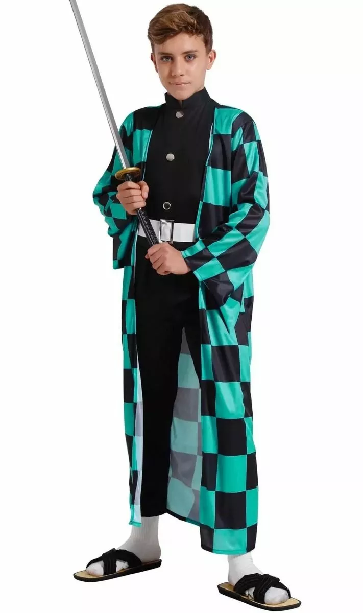 Don Disfraz Disfraz De Tanjiro Kamado Para Adolescente 3 Don Disfraz Disfraz De Tanjiro Kamado Para Adolescente