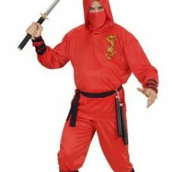 Don Disfraz Disfraz De Ninja Luchador Para Adulto -Tienda De Don Disfraz disfraz ninja luchador