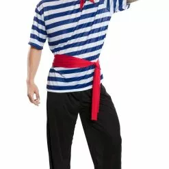 Don Disfraz Disfraz De Gondolero Rayas Para Hombre