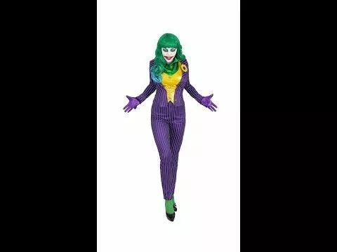 Don Disfraz Disfraz De Joker Chiflado Para Mujer 7 Don Disfraz Disfraz De Joker Chiflado Para Mujer - Imagen 5