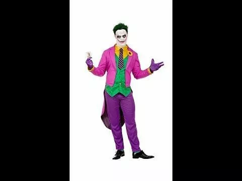 Don Disfraz Disfraz De Joker Chiflado Para Hombre 6 Don Disfraz Disfraz De Joker Chiflado Para Hombre - Imagen 4