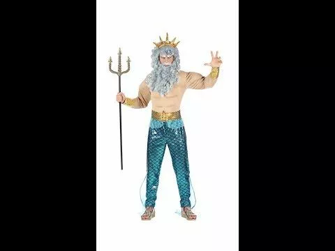 Don Disfraz Disfraz De Dios Griego Poseidón Para Adulto 6 Don Disfraz Disfraz De Dios Griego Poseidón Para Adulto - Imagen 4